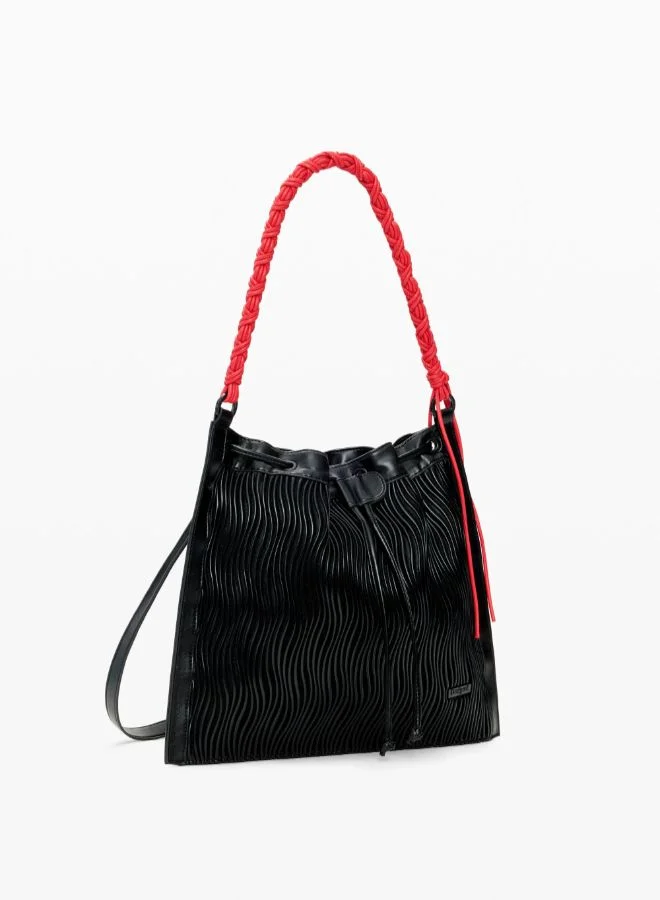DESIGUAL Medium embossed backpack